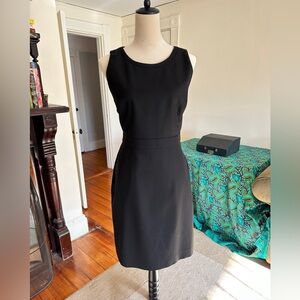 J.Crew Wear to Work Black Wool Dress. Size 12.